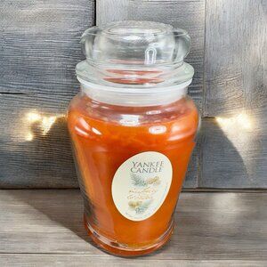 Yankee Candle Nutmeg Cedar 19.8 Oz Scented Candle Jar Discontinued New Retired